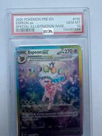 Espeon Ex #155 SIR PSA 10 Prismatic Evolutions, Hobby en Vrije tijd, Verzamelkaartspellen | Pokémon, Ophalen of Verzenden, Zo goed als nieuw