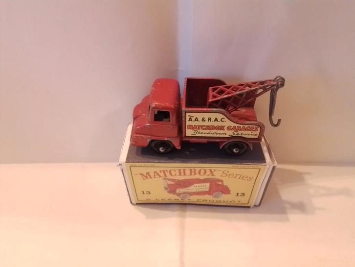 Matchbox Lesney #13 Wreck Truck, Hobby en Vrije tijd, Modelbouw | Auto's en Voertuigen, Gebruikt, Truck, 1:50 of kleiner, Ophalen of Verzenden