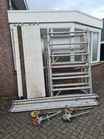 Rolsteiger klussteiger  aluminium 7,5meter werkhoogte, Ophalen, Gebruikt, Rolsteiger of Kamersteiger, 5 meter of hoger
