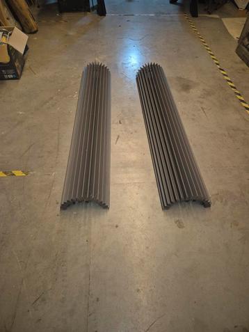 Radiatoren gepoedercoat grijs - set van 3 beschikbaar voor biedingen