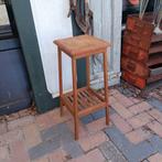 Superleuk houten (planten) tafeltje, Minder dan 55 cm, Ophalen of Verzenden, Zo goed als nieuw, Onbekend