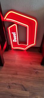 Duvel Neon Reclamebord, Ophalen, Zo goed als nieuw, Minder dan 100 cm, Glas