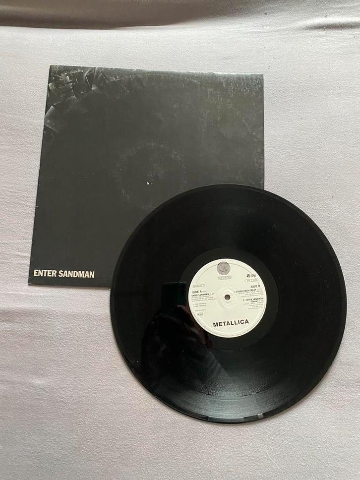 Metallica Enter Sandman 12” Vinyl, Cd's en Dvd's, Vinyl | Hardrock en Metal, Ophalen of Verzenden