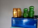 Vintage Apothekerspotten variërend van 12 tot 19 cm hoog de, Antiek en Kunst, Antiek | Glas en Kristal, Ophalen of Verzenden