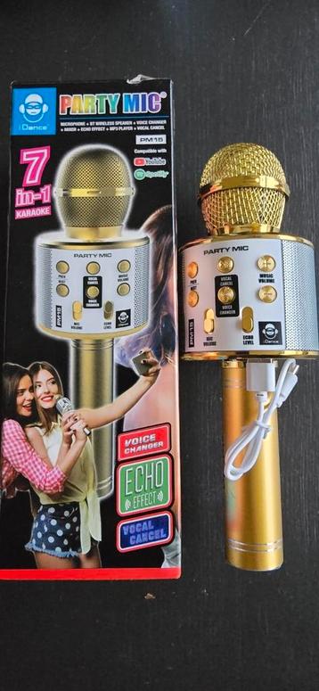 Party Mic beschikbaar voor biedingen