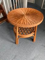 Riet rotan tafel bohemian, Huis en Inrichting, Tafels | Salontafels, Ophalen, Overige materialen, Gebruikt, 50 tot 100 cm