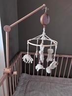 Mooie boxmobiel van hout en macramé, Ophalen of Verzenden, Mobiel, Met geluid