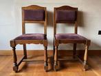 4 Mooie klassevolle stoelen uit vervlogen tijden, Huis en Inrichting, Ophalen, Gebruikt, Bruin, Hout