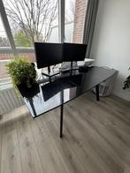 Hoogglans zwart bureau / tafel, Ophalen, Gebruikt, Bureau