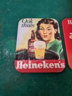 onderzetters heineken vintage 2 stuks, Ophalen of Verzenden