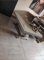 Kloostertafel / Salontafel grey wash, Huis en Inrichting, Ophalen, 100 tot 150 cm, 50 tot 100 cm, Zo goed als nieuw