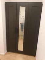 IKEA BRIMNES Black Wardrobe, 100 tot 150 cm, Ophalen of Verzenden, Glas, 150 tot 200 cm