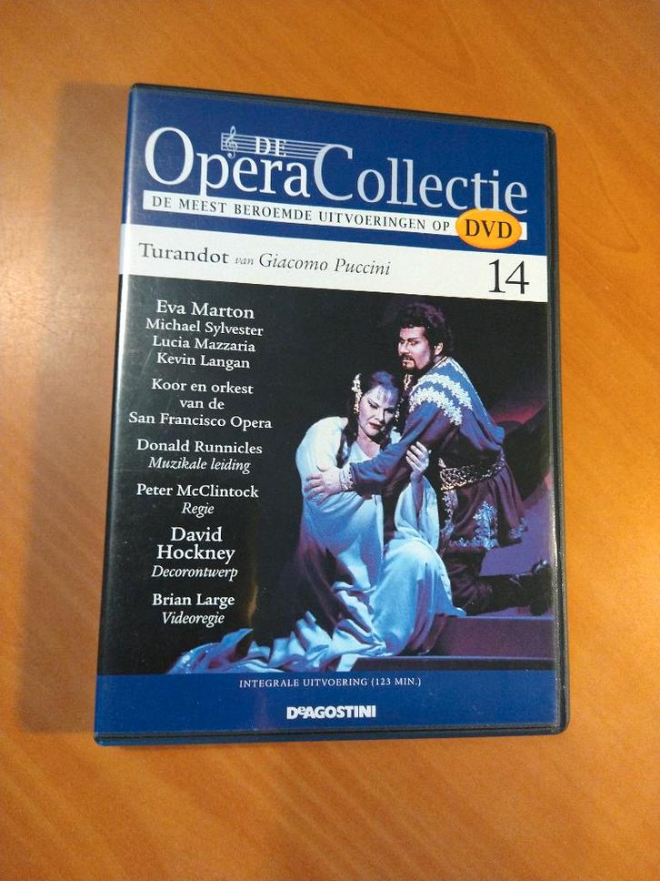 Dvd Turandot van Giacomo Puccini. Opera in drie akten., Cd's en Dvd's, Dvd's | Muziek en Concerten, Zo goed als nieuw, Alle leeftijden