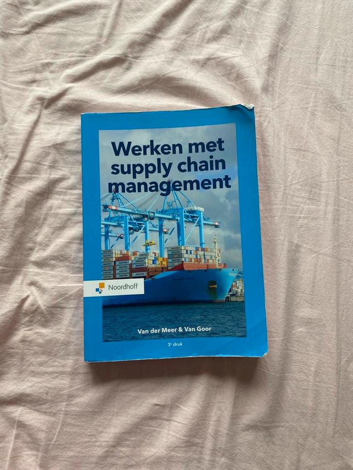 Supply Chain Management - Van der Meer & Van Goor, Boeken, Economie, Management en Marketing, Zo goed als nieuw, Management, Ophalen of Verzenden