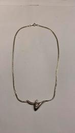 Ketting zilver 43 cm lang gemerkt 925, Ophalen of Verzenden, Zilver, Ketting