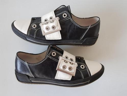 Gabor Jollys maat 39 zwarte witte leren instappers sneakers, Kleding | Dames, Schoenen, Zo goed als nieuw, Sneakers of Gympen
