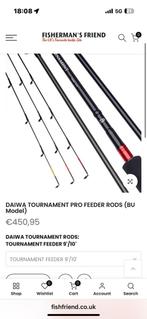 2. X Daiwa’s tournament pro 12/13 feeder hengsels, Watersport en Boten, Ophalen of Verzenden, Zo goed als nieuw