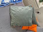 Kussensloop Sanela 2x, Huis en Inrichting, Ophalen, Zo goed als nieuw, Groen, Vierkant