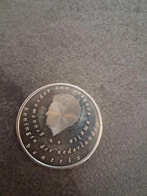 10 euro munt stuk zilver Catharina Amalia 2003, Postzegels en Munten, Munten | Nederland, Losse munt, Euro's, Koningin Beatrix