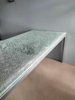 Eetkamertafel 180 x 90, of ideaal bureau, Huis en Inrichting, Tafels | Eettafels, Ophalen, Gebruikt, 50 tot 100 cm, Glas
