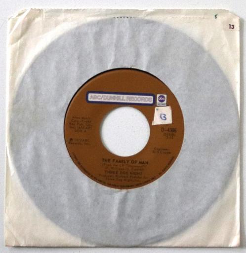 Three Dog Night - The Family Of Man - 7in single – 1972, Cd's en Dvd's, Vinyl Singles, Gebruikt, Single, Pop, 7 inch, Ophalen