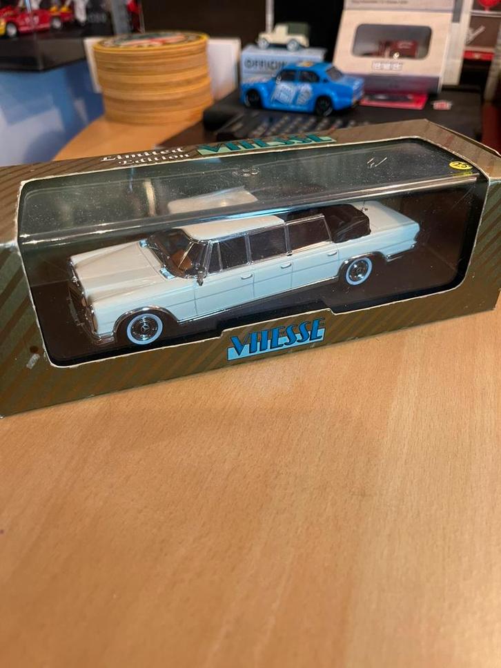 1:43 VITESSE MERCEDES 600 PULLMAN LANDAULET ……. 25,-, Hobby en Vrije tijd, Modelauto's | 1:43, Zo goed als nieuw, Auto, Ophalen of Verzenden