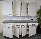NIEUWE Bruynzeel Kristal Grijs 200 cm breed INNOVARE OUTLET, Nieuw, Enkelwandige keuken, Kunststof, Grijs