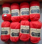 8 bolletjes merino soft van 50 gram, Breien of Haken, Nieuw, Ophalen of Verzenden, X