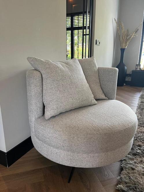 Draaifauteuil, Huis en Inrichting, Fauteuils, Zo goed als nieuw, Stof, 75 tot 100 cm, 75 tot 100 cm, Ophalen