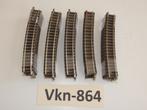 Vk-864 N Spoor Gebogen Rails 9131 Fleischmann Piccolo DB, Gelijkstroom, Fleischmann, Rails, Ophalen of Verzenden