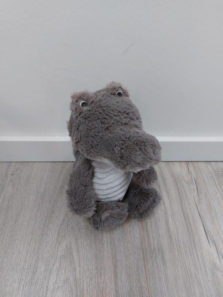 Knuffel happy horse krokodil Collin grijs L811, Kinderen en Baby's, Speelgoed | Knuffels en Pluche, Zo goed als nieuw, Overige typen