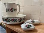 Lampetstel plateelbakkerij Flora Gouda, decormerk  Dec.253, Antiek en Kunst, Antiek | Keramiek en Aardewerk, Ophalen