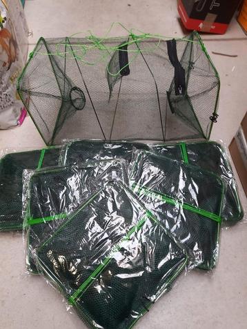 Partij van 10 kreeftenfuiken 50x25x25cm  rivierkreeft fuik beschikbaar voor biedingen