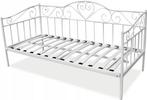 Meisjes bed staal 90x200, Kinderen en Baby's, Kinderkamer | Bedden, 85 tot 100 cm, Gebruikt, Ophalen of Verzenden, Lattenbodem