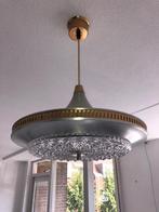 Vintage heksenhoed lamp, Huis en Inrichting, Lampen | Hanglampen, Ophalen, Gebruikt, Vintage, Glas
