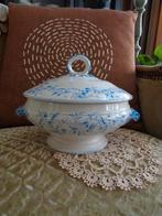 Oude Franse Terrine Model Epine Sarreguemines ** Mimosa **, Ophalen of Verzenden