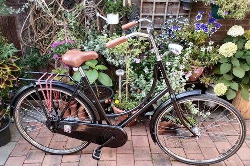 Batavus old dutch matzwart "28, Fietsen en Brommers, Fietsen | Dames | Damesfietsen, Gebruikt, Batavus, 53 tot 56 cm, Ophalen