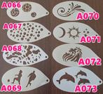 schminksjabloon heel veel soorten vanaf 1,25pst NIEUW, Ophalen of Verzenden, Nieuw, Versiering, Overige