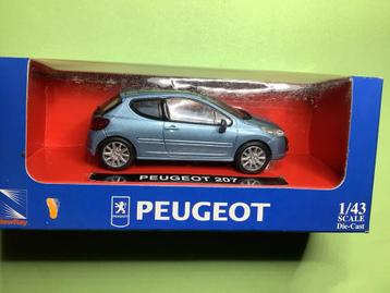 NewRay Peugeot 207 1/43 Die-Cast Modelauto beschikbaar voor biedingen