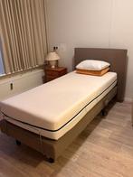 Bed boxspring, Ophalen, Gebruikt, Eenpersoons, Bruin