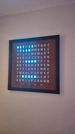 Word Clock Woord Klok WoordKlok | ALLES is mogelijk!, Huis en Inrichting, Woonaccessoires | Klokken, Ophalen of Verzenden, Nieuw