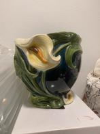 2 George Jones Majolica Swallow Lily Jardiniere  rond 1900, Ophalen