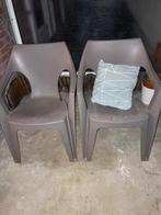 Stoel - 2 tuinstoelen, Ophalen, Gebruikt, Kunststof
