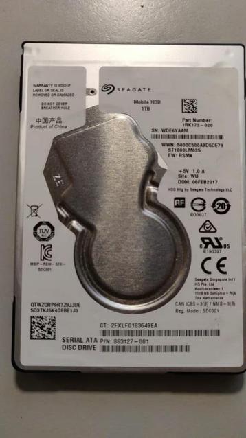 Seagate 1TB Mobile HDD beschikbaar voor biedingen