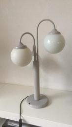 Regency tafellamp met 3 bollen vintage, Minder dan 50 cm, Glas, Vintage regency, Gebruikt