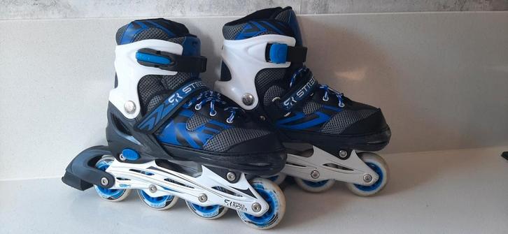 Street Rider Inline Skates, skeelers- Verstelbaar maat 35-38, Sport en Fitness, Skeelers, Zo goed als nieuw, Inline skates 4 wielen