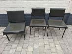 3 vintage design stoelen, Ophalen, Zo goed als nieuw, Zwart