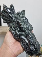 Erg grote draak van jade, serpentijn, Ophalen of Verzenden, Mineraal