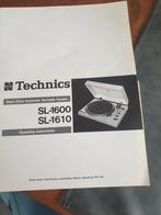 Platenspeler technics SL 1610, Audio, Tv en Foto, Platenspelers, Ophalen, Gebruikt, Pitch-regelaar, Platenspeler