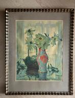Schilderij bloemen, Antiek en Kunst, Ophalen